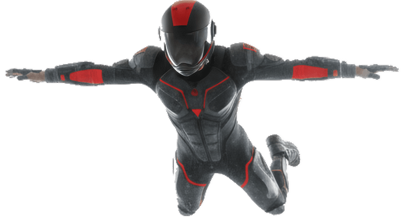 Flying man