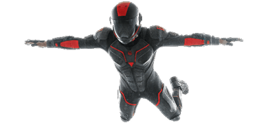 Flying man